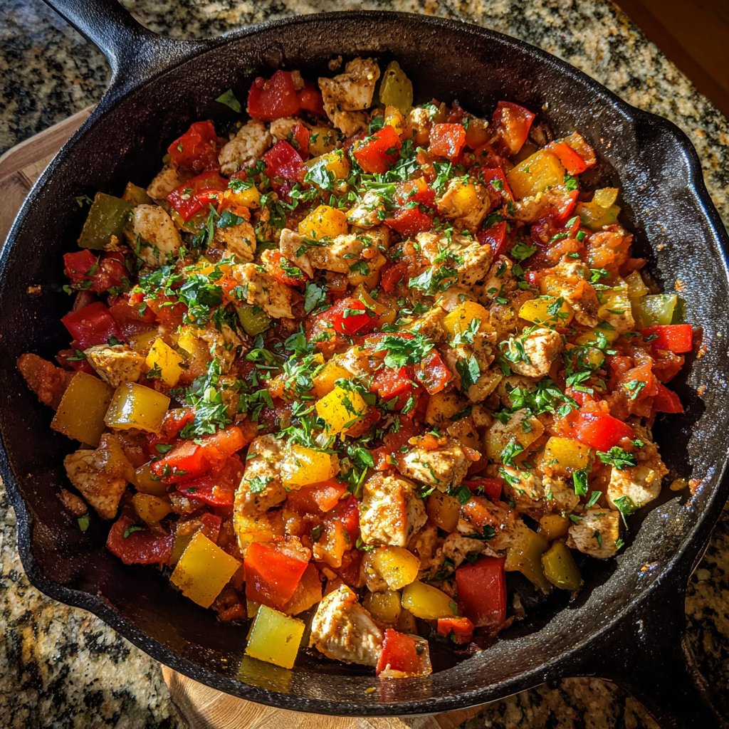 Savory Spring Turkey Skillet