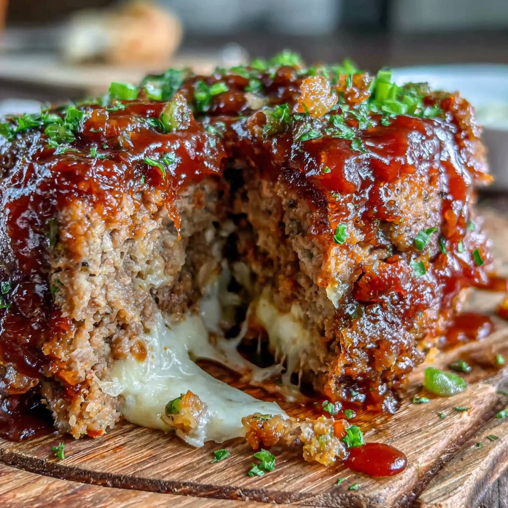 Spicy BBQ Hamburger Meatloaf