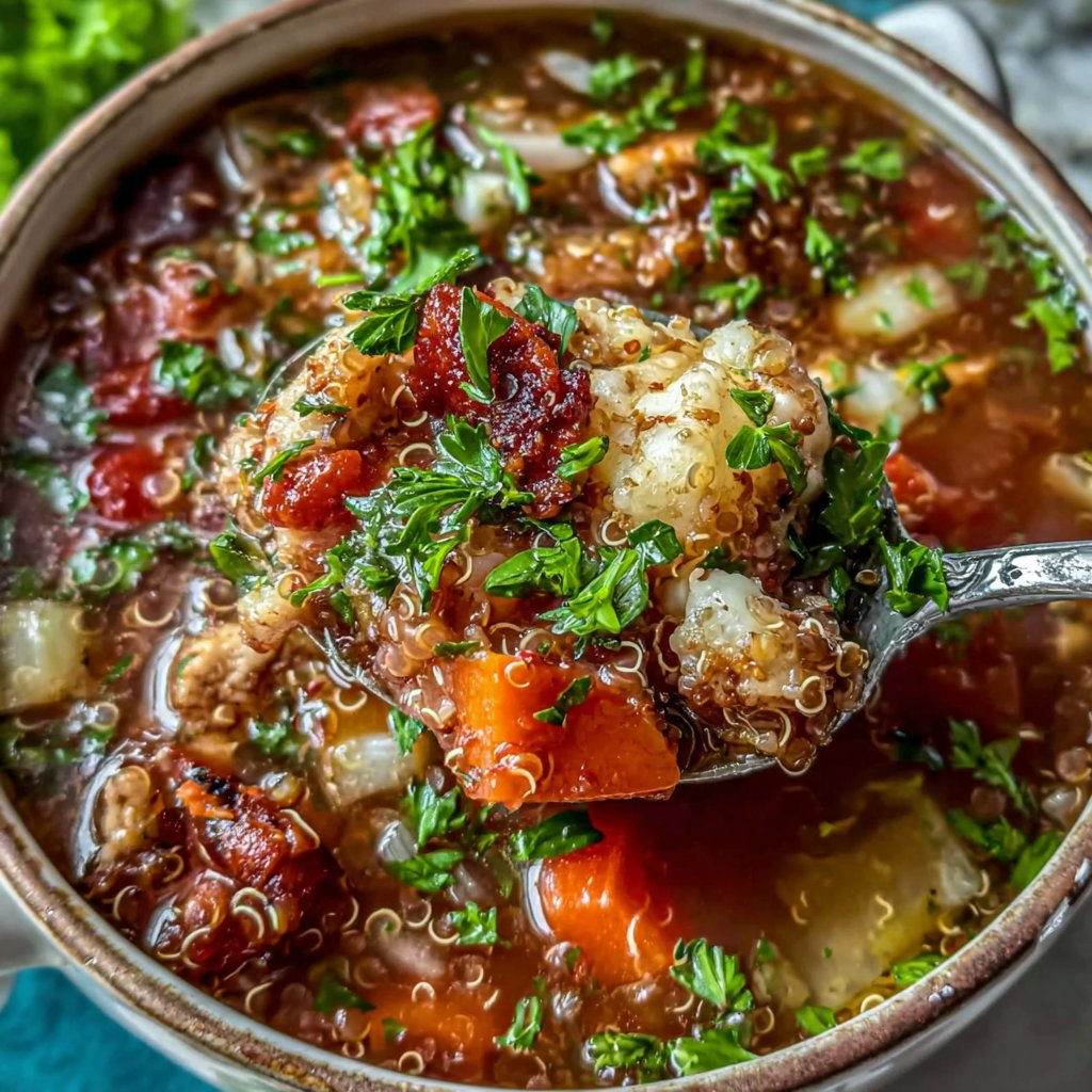 Turkey Quinoa Soup Bowl