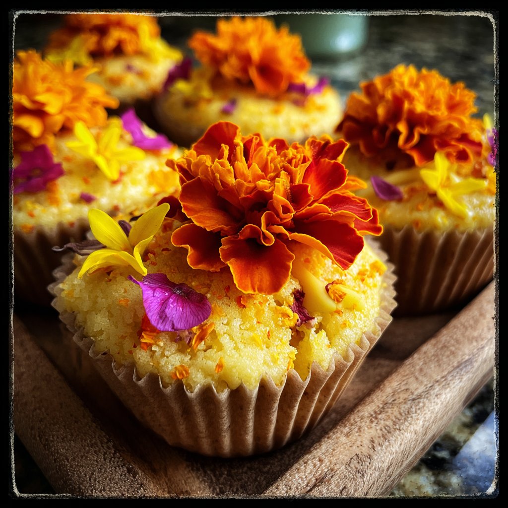 Culinary Garden Flower Cupcakes