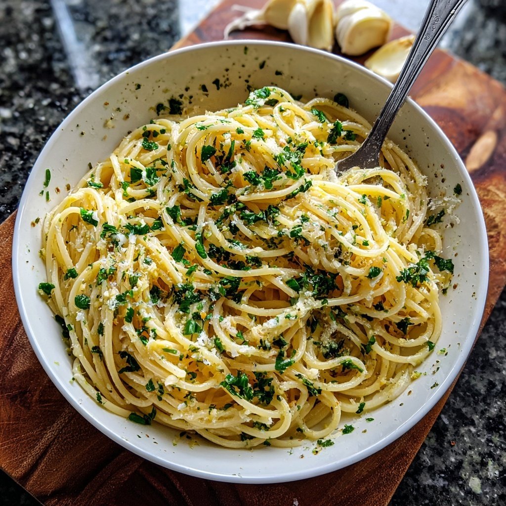 Quick Garlic Butter Pasta