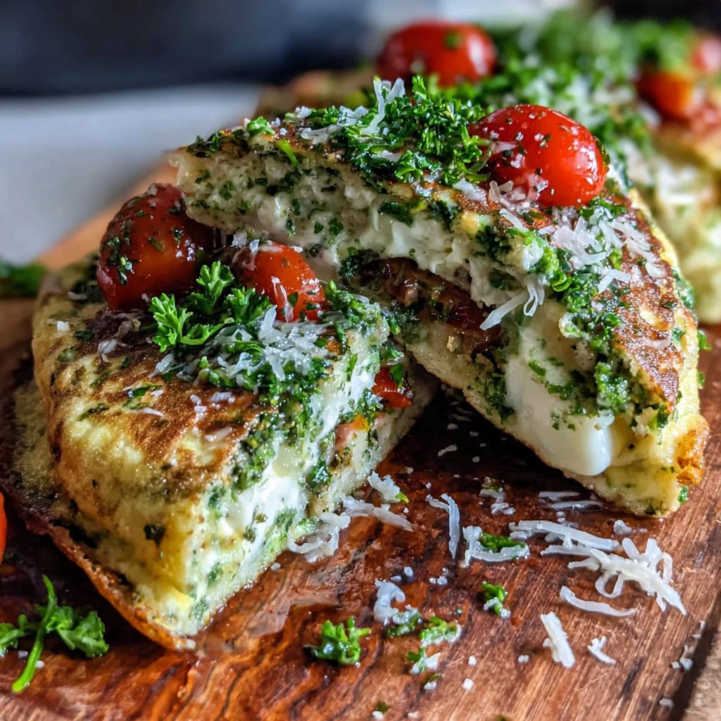 Dandelion Green Omelette Surprise