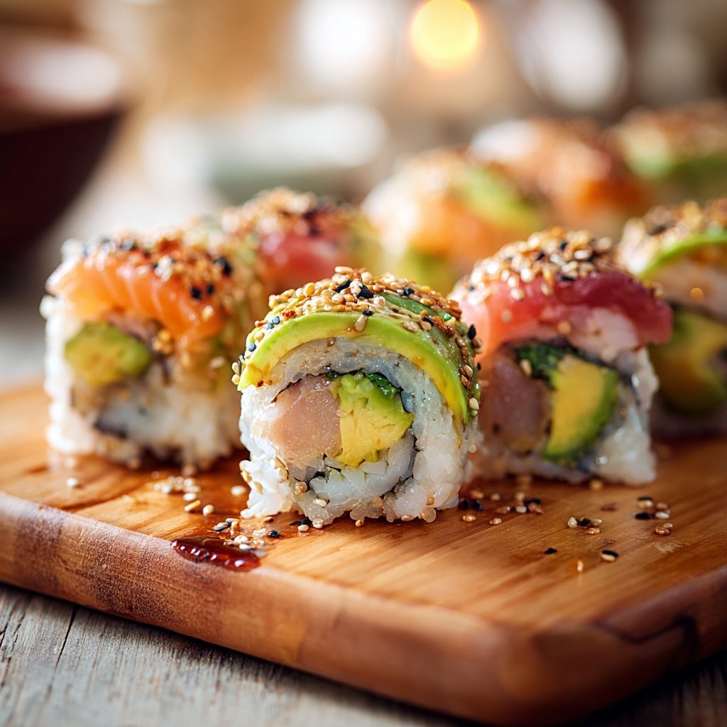 Global Japanese Sushi Rolls