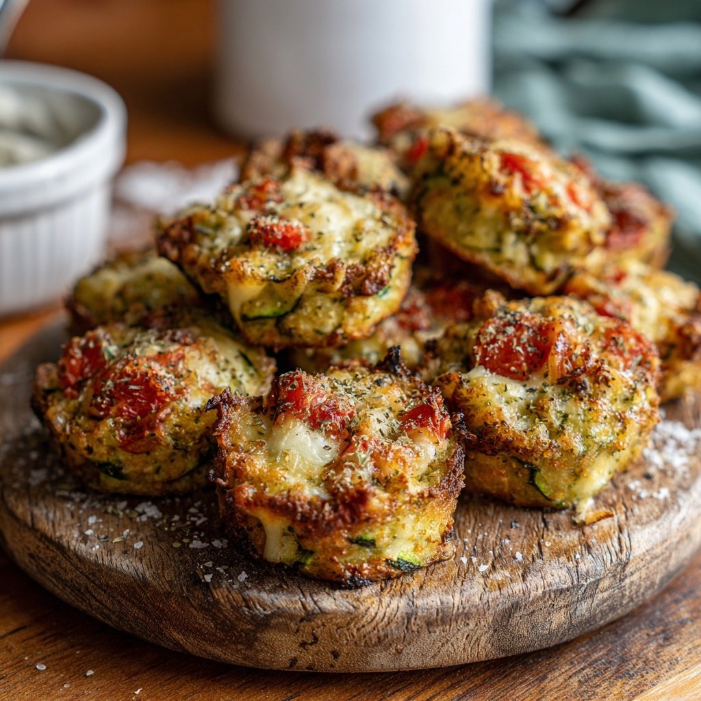 Zucchini Pizza Bites