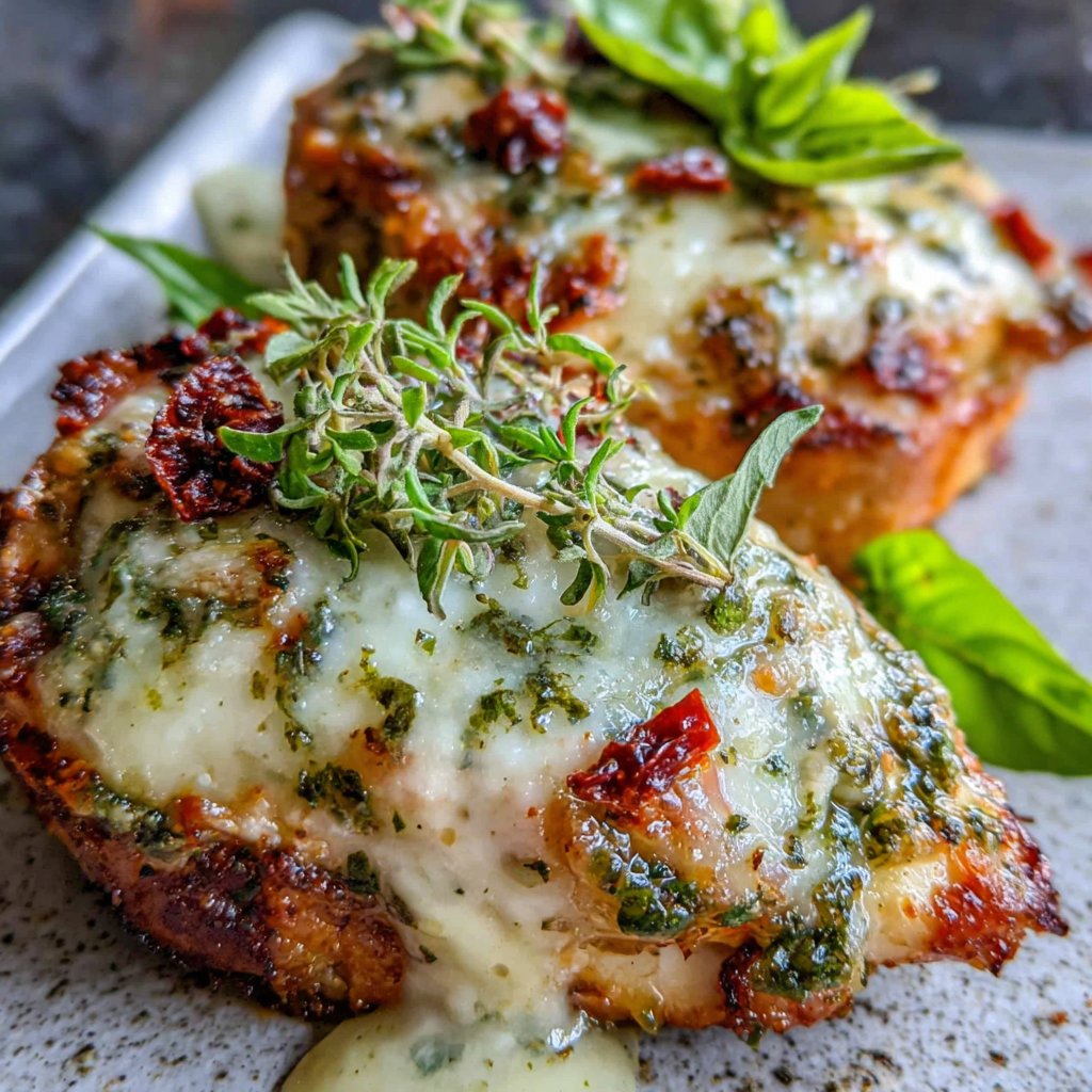 Baked Pesto Chicken